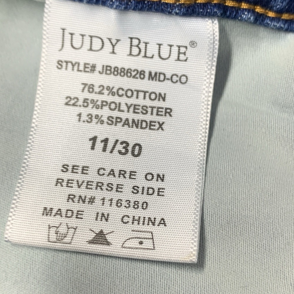Judy Blue Women's High Waist Tummy Control Slim Fit Bootcut Jeans - Size 11/30 - Picture 10 of 14
